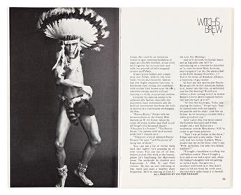 (VILLAGE PEOPLE.) Issue of Michaels Thing Weekly Entertainment Magazine featuring an early spotlight on Felipe Rose.